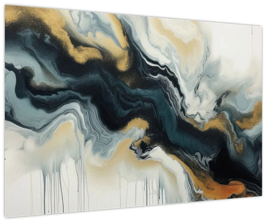 Tablou - Desen marmorat (90x60 cm)