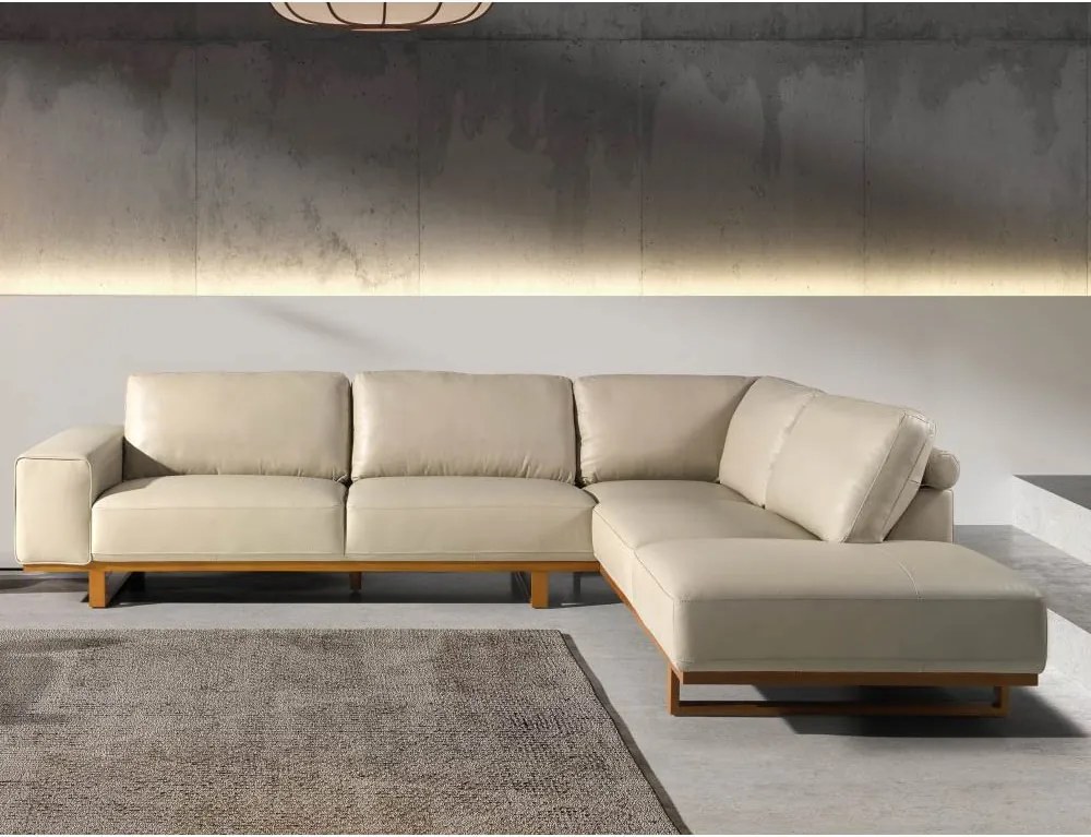 Coltar dreapta LUX design italian Cowhide sand