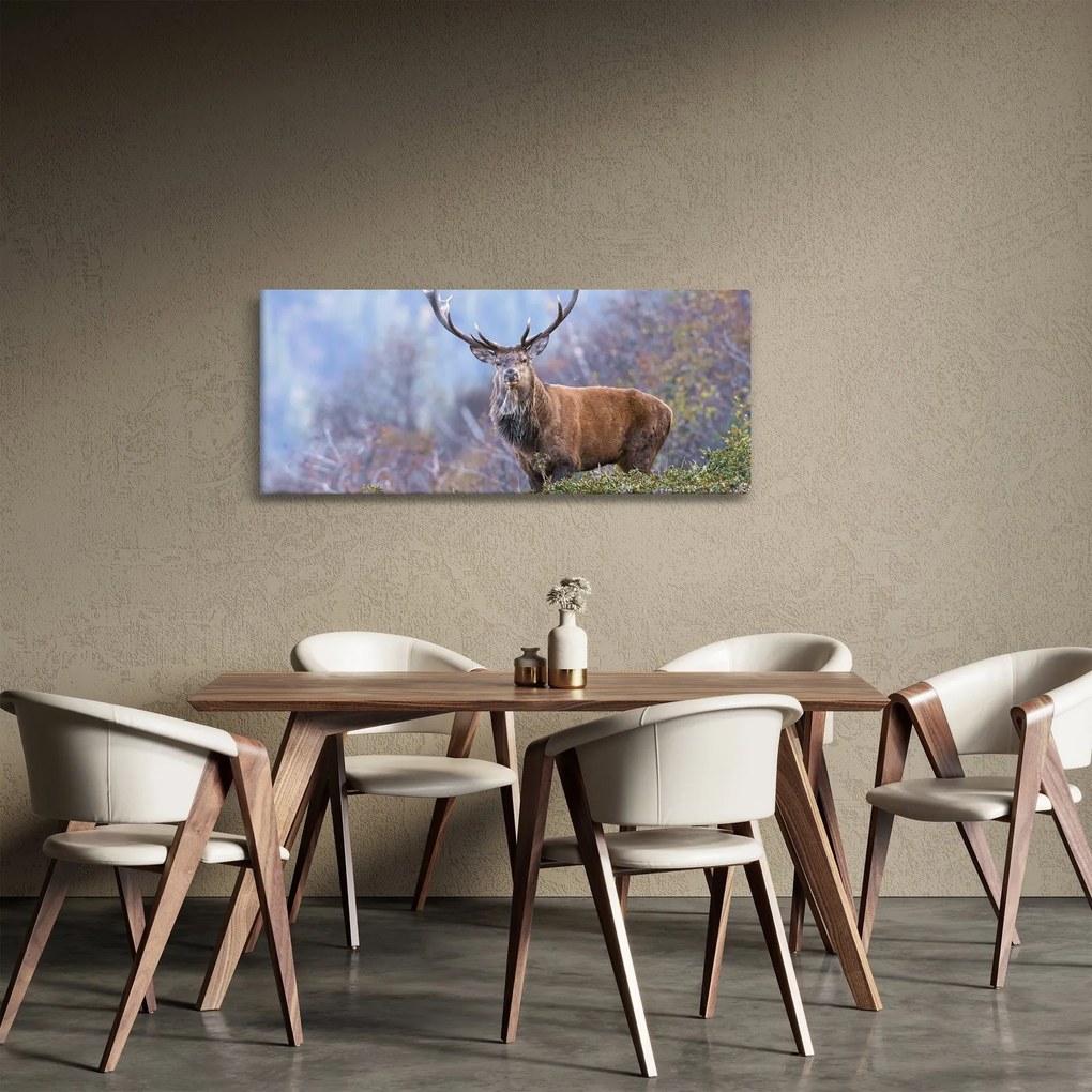 Tablou - Cerb în peisaj (120x50 cm)