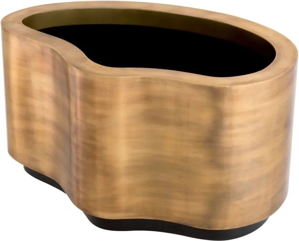 Ghiveci, Vas decorativ din otel inoxidabil Monza