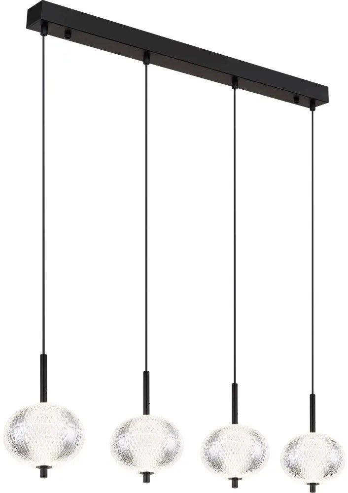 Lustră LED pe cablu Globo 16042-4H AIDA 4xLED/5,75W/230V 3000K/4500K/6500K