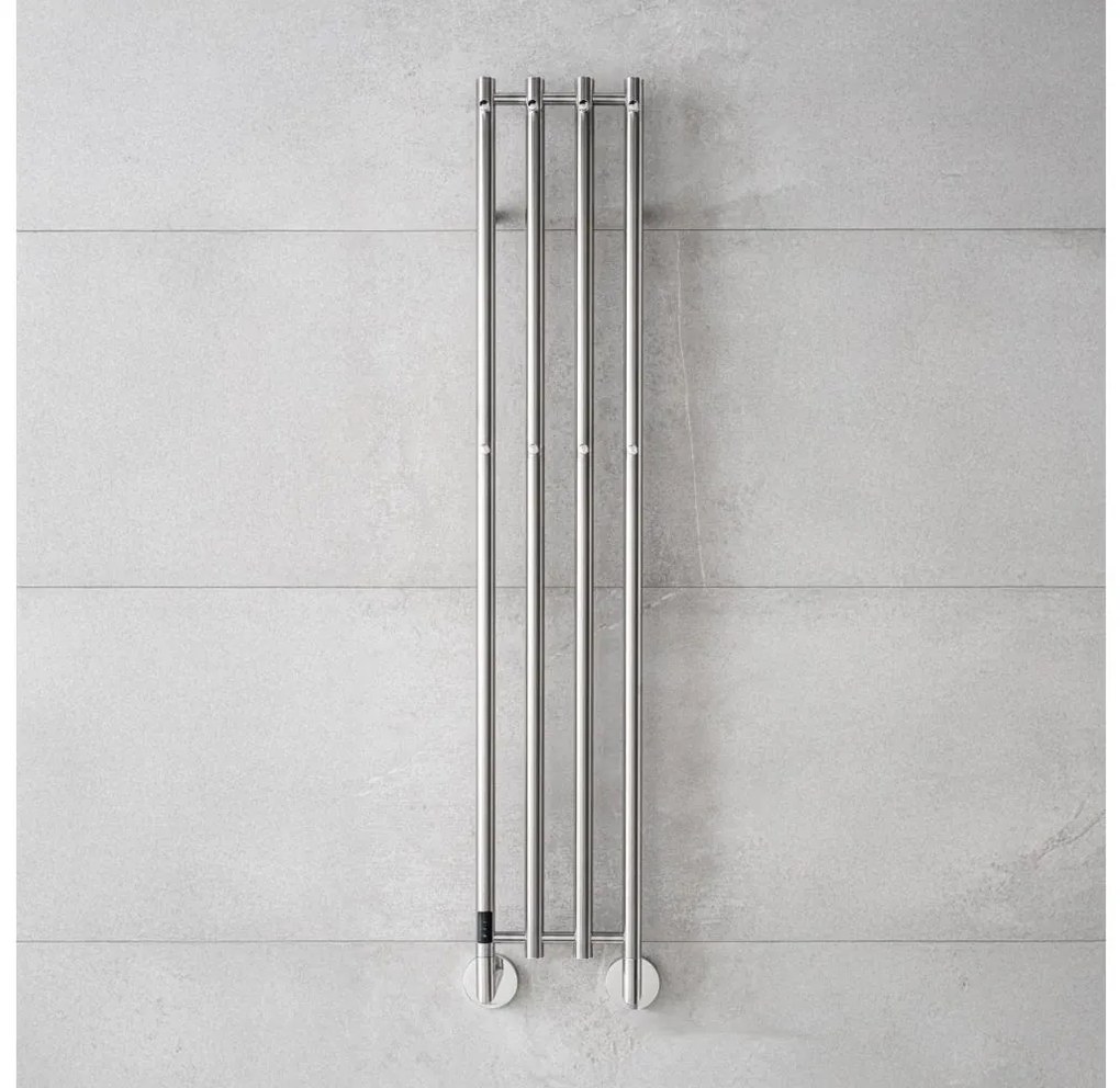 P.M.H. MO1SS-LK - Uscător electric pentru prosoape MONA, 93W/230V, 153,3 cm, IP44, inox