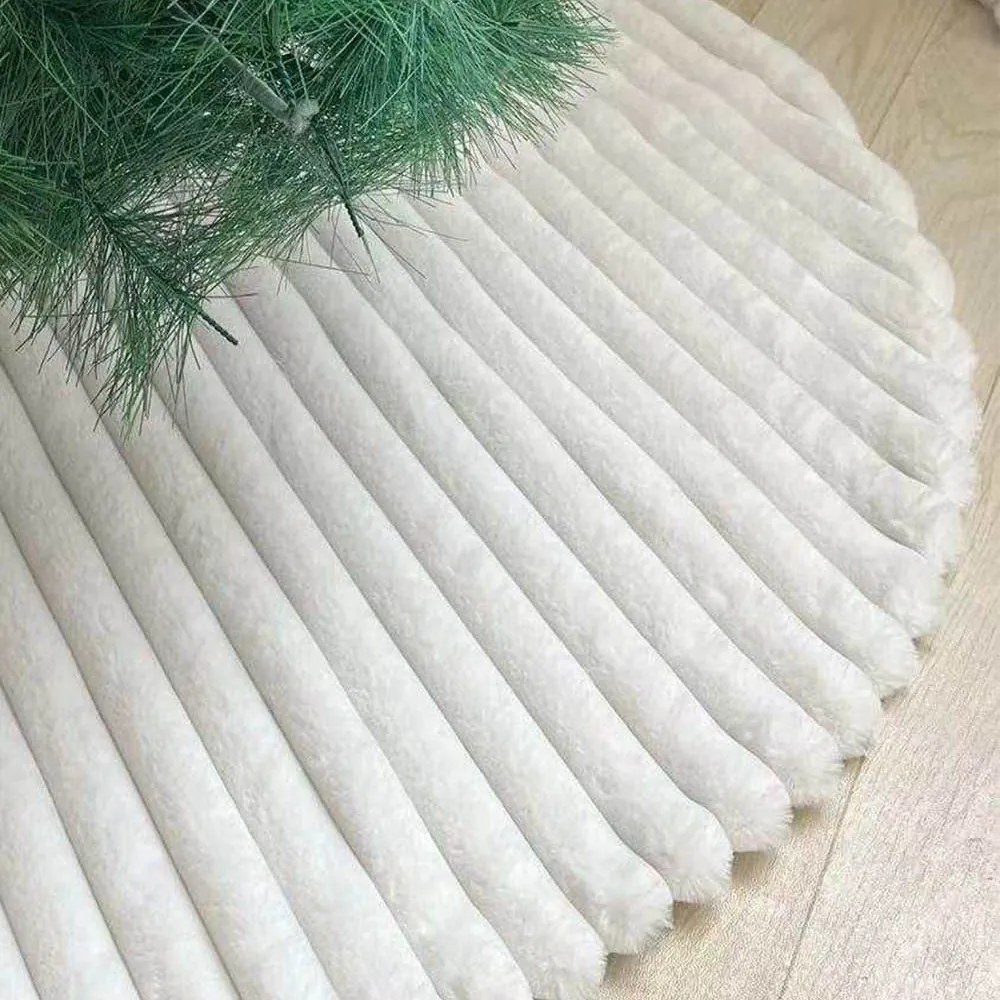 Covor sub brad cu dungi albe 90cm