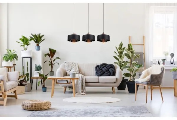 Lustră pe cablu VEST 3xE27/60W/230V