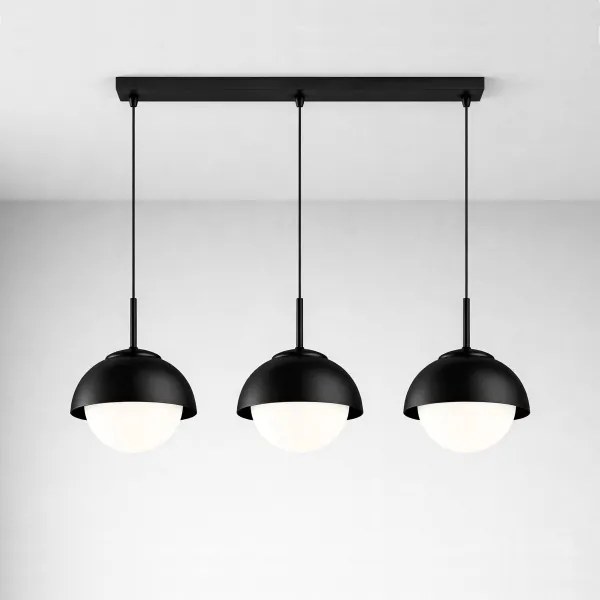 BRILAGI - Lustră pe cablu COSMO 3xE27/60W/230V negru