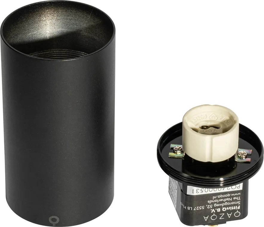 Spotlight modern negru pentru sistem de șină monofazat GU10 35mm - Iconic Ruby Honey