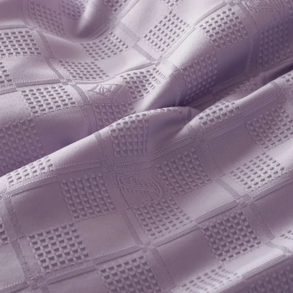 Lenjerie de pat, bumbac tip jacquard finetat, lila, 6 piese, Jo-Jo Home, JJ-04