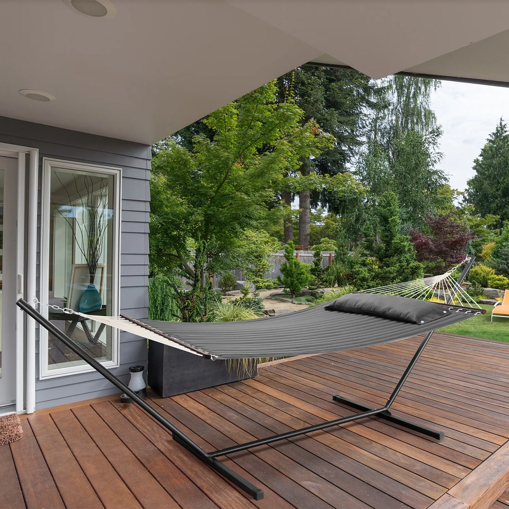 Scaun balansoar 360 x 120 x 115 cm - antracit