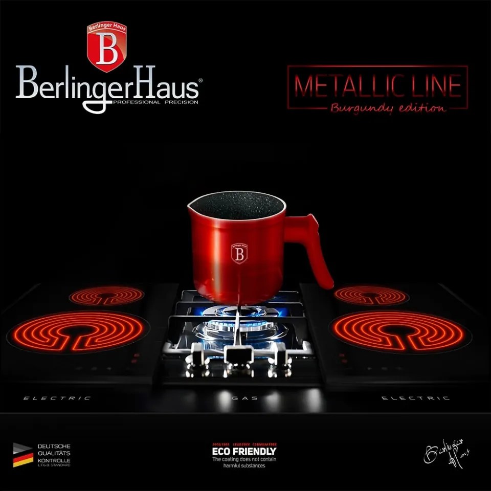 Ibric pentru lapte 11 cm Burgundy Metallic Line Berlinger Haus BH 1965