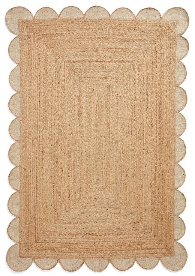 Covor în culoare naturală din iută 120x170 cm Savannah Jute – Think Rugs