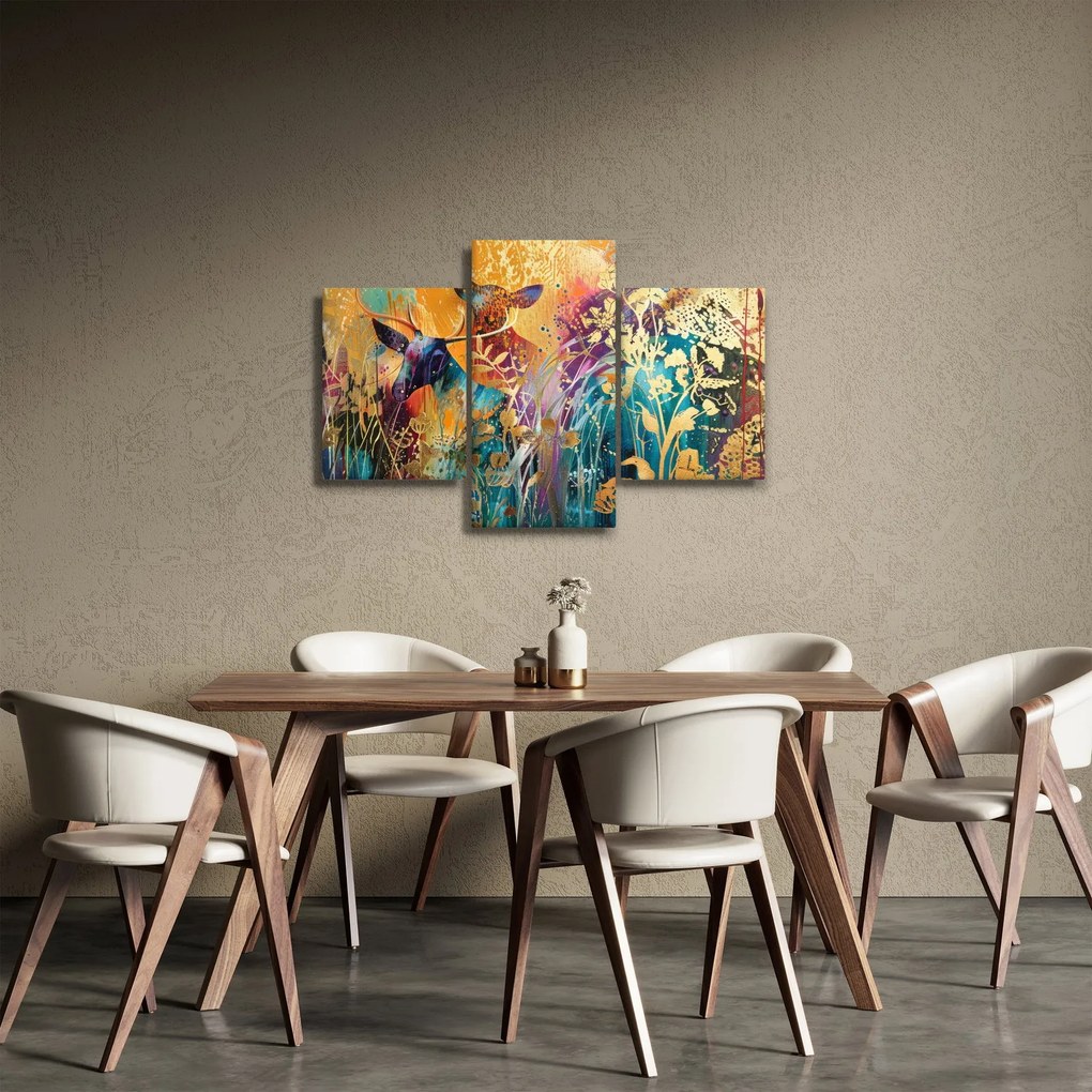 Tablou - Pictura abstractă a naturii (90x60 cm)