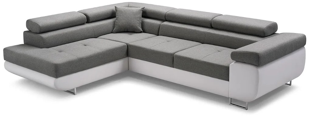 Supermobel Coltar extensibil ASTON, 273x70/85x203, sioux 1115/lux 32, colt pe dreapta