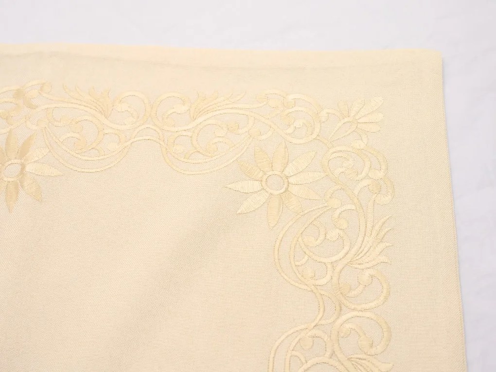 Husa de perna decorativa LITTLE GARDEN 40x40 cm, crem