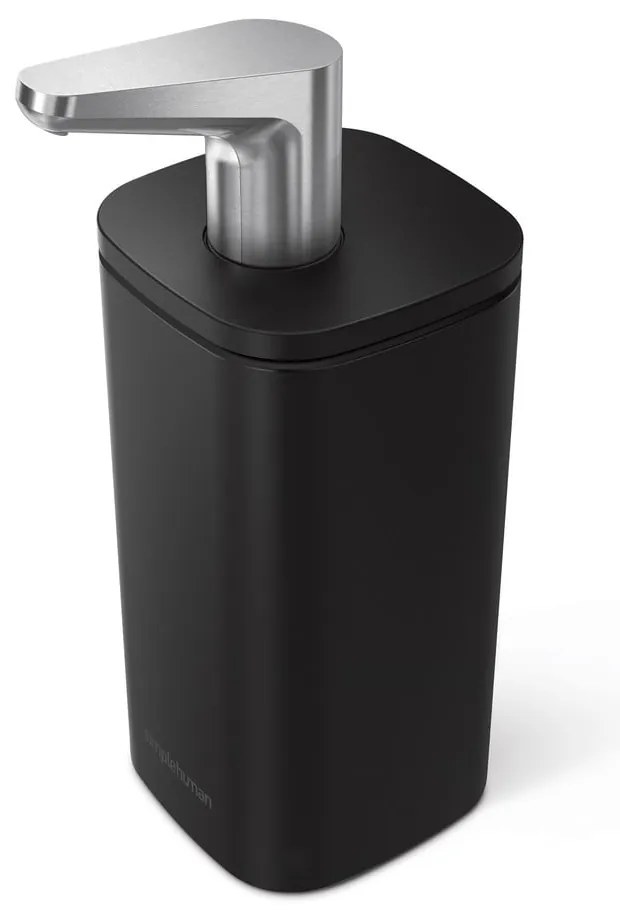 Dozator de săpun lichid negru mat din oțel 295 ml – simplehuman