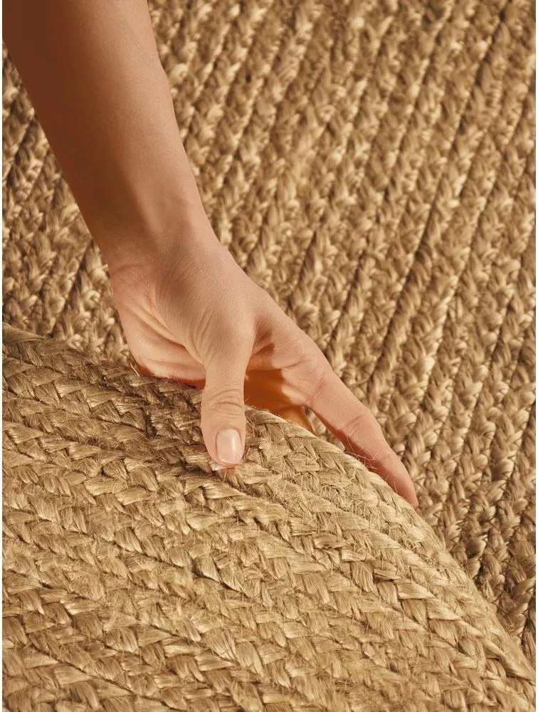 Covor în culoare naturală reversibil/țesut manual din iută 160x230 cm Braided – Hanse Home