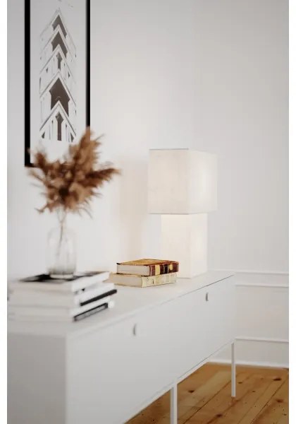 ByRydens 4024610-5000 - Lampă de masă iSQUARE 1xE27/8W/230V albă