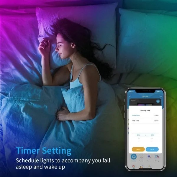 Govee - Bandă LED RGB dimabilă SMART LED/36W/24V 10m Wi-Fi