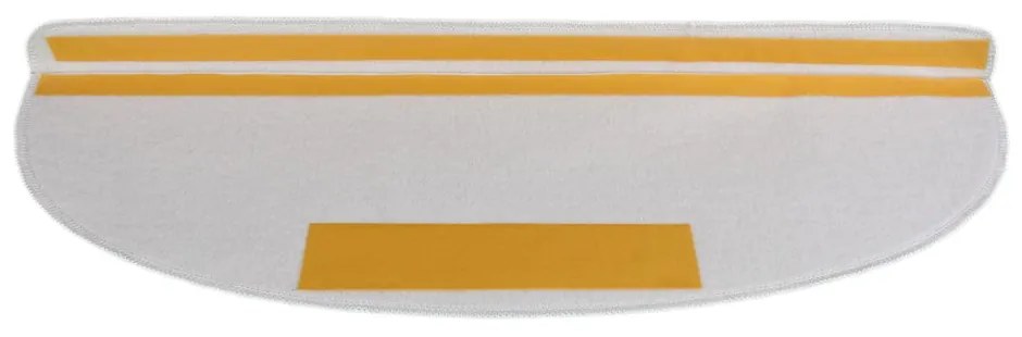 Covorașe pentru scări bej 16 buc. 20x65 cm Abstract – Vitaus