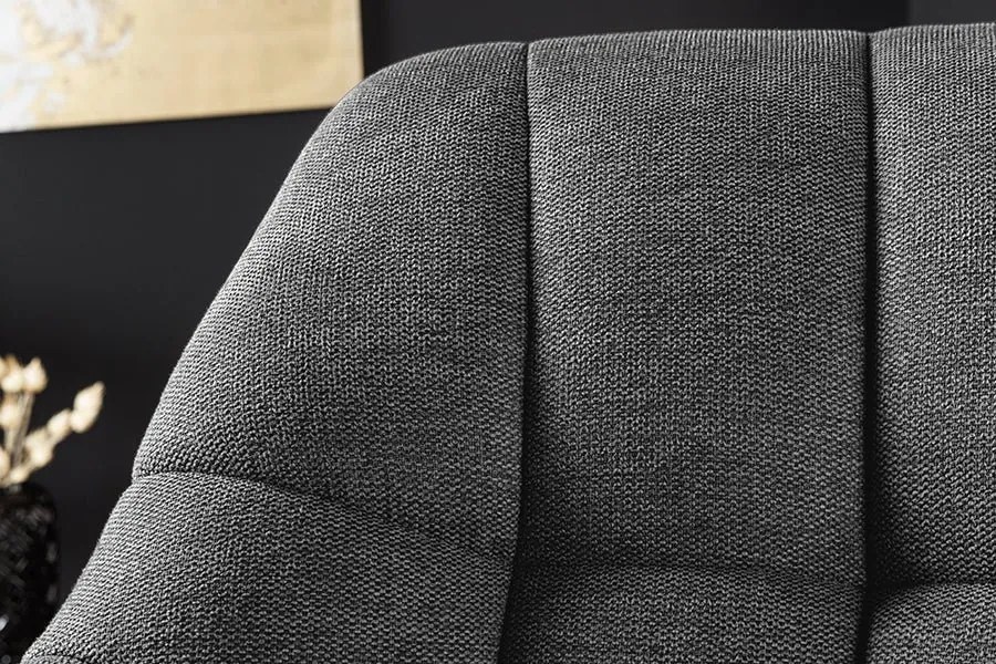 Fotoliu pivotant cu inaltime reglabila PAPILLON tesatura antracit