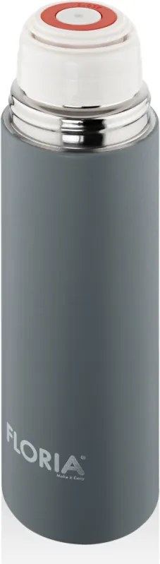 Termos Zilan ZLN0745 din inox, capacitate 500ml, 3 capace care pot fi folosite pe post de cana