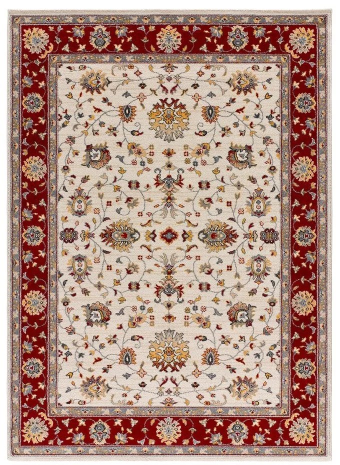 Covor roșu/crem 160x230 cm Classic – Universal
