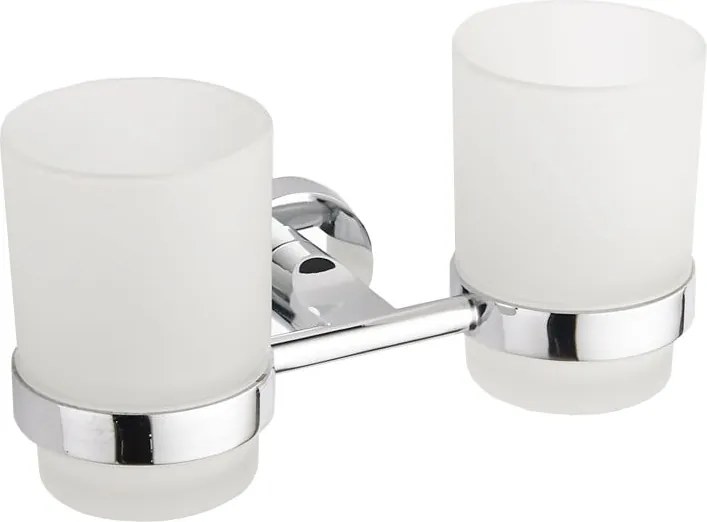 Mexen Tiber suport dublu pentru periuța de dinți, crom - 7050552-00