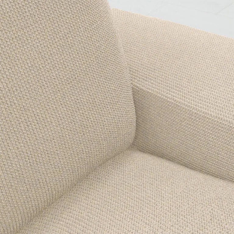 Huse super elastice HARMONIA smântânii taburet (40 - 60 cm)