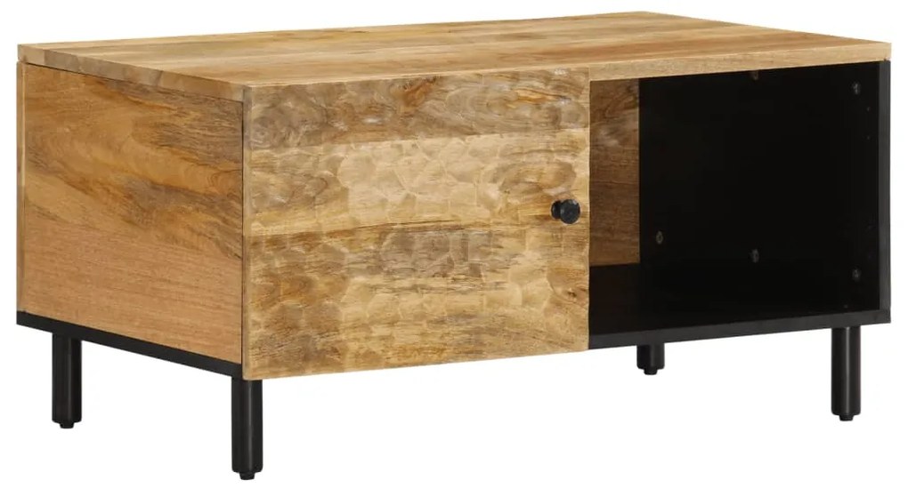 vidaXL Măsuță de cafea, 80x50x40 cm, lemn masiv de mango