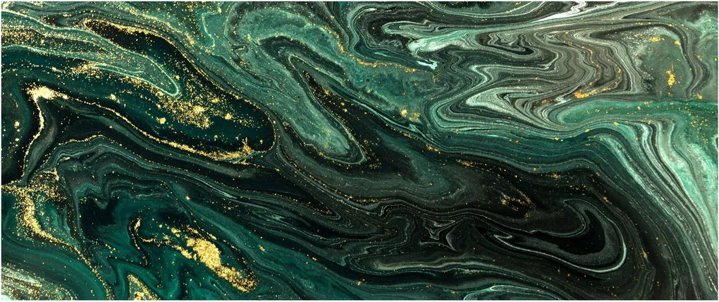 Tablou - Marmură verde (120x50 cm)