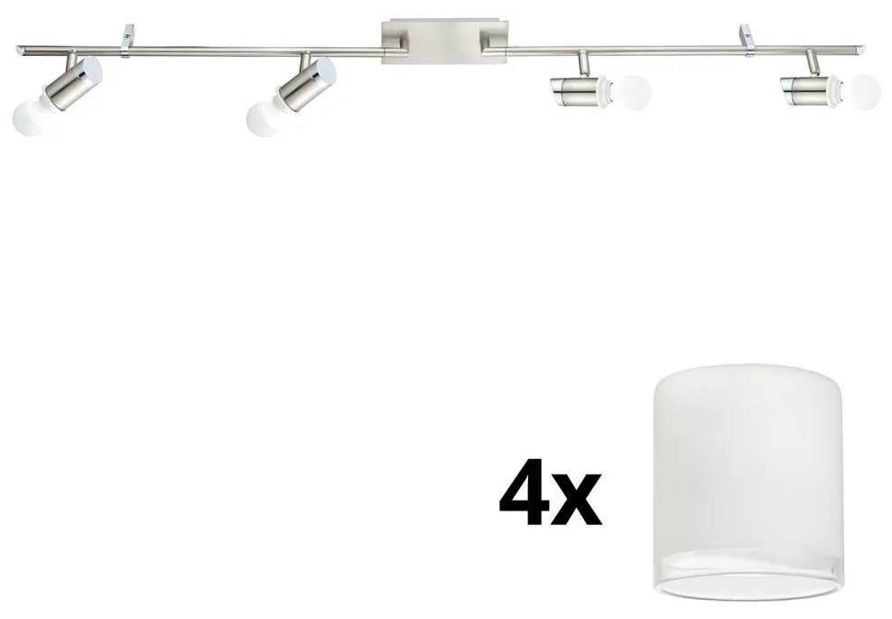 Spot LED Eglo MY CHOICE 4xE14/4W/230V crom/alb