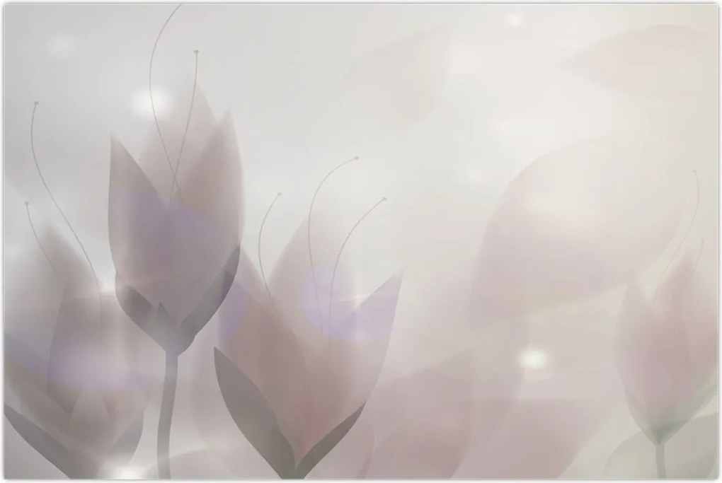 Tablou - Flori de crocus (90x60 cm)