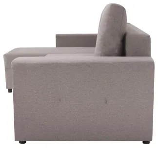 Canapea universală colțar SEVILLA gri, cu funcție de dormit și spațiu depozitare