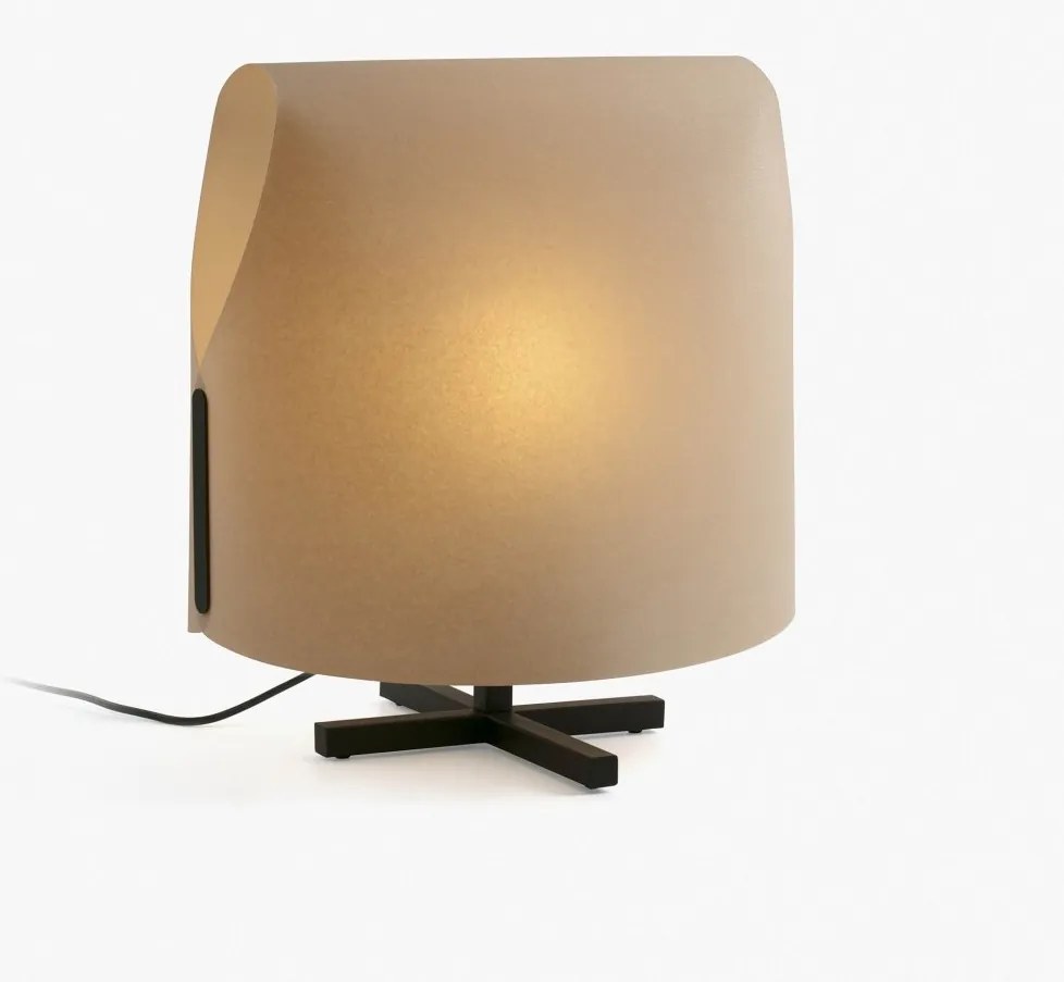 Veioza/Lampa de masa design decorativ LUANG M Black/camel