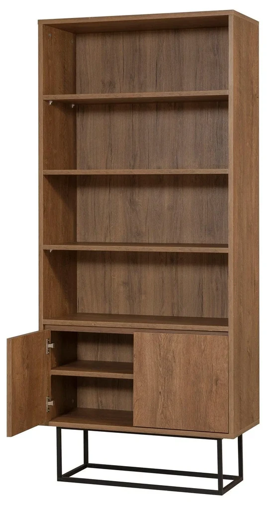 Biblioteca Rea, Nuc, 80x182x36 cm | BIANO
