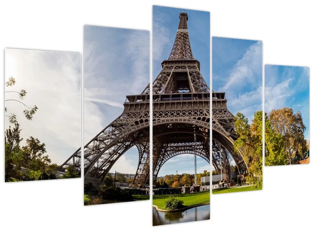 Tablou - Turnul Eiffel colorat (150x105 cm)