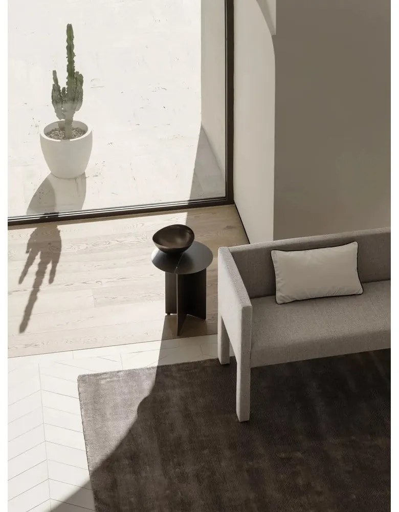 Bancă bej cu tapițerie din stofă bouclé Sitta – Blomus