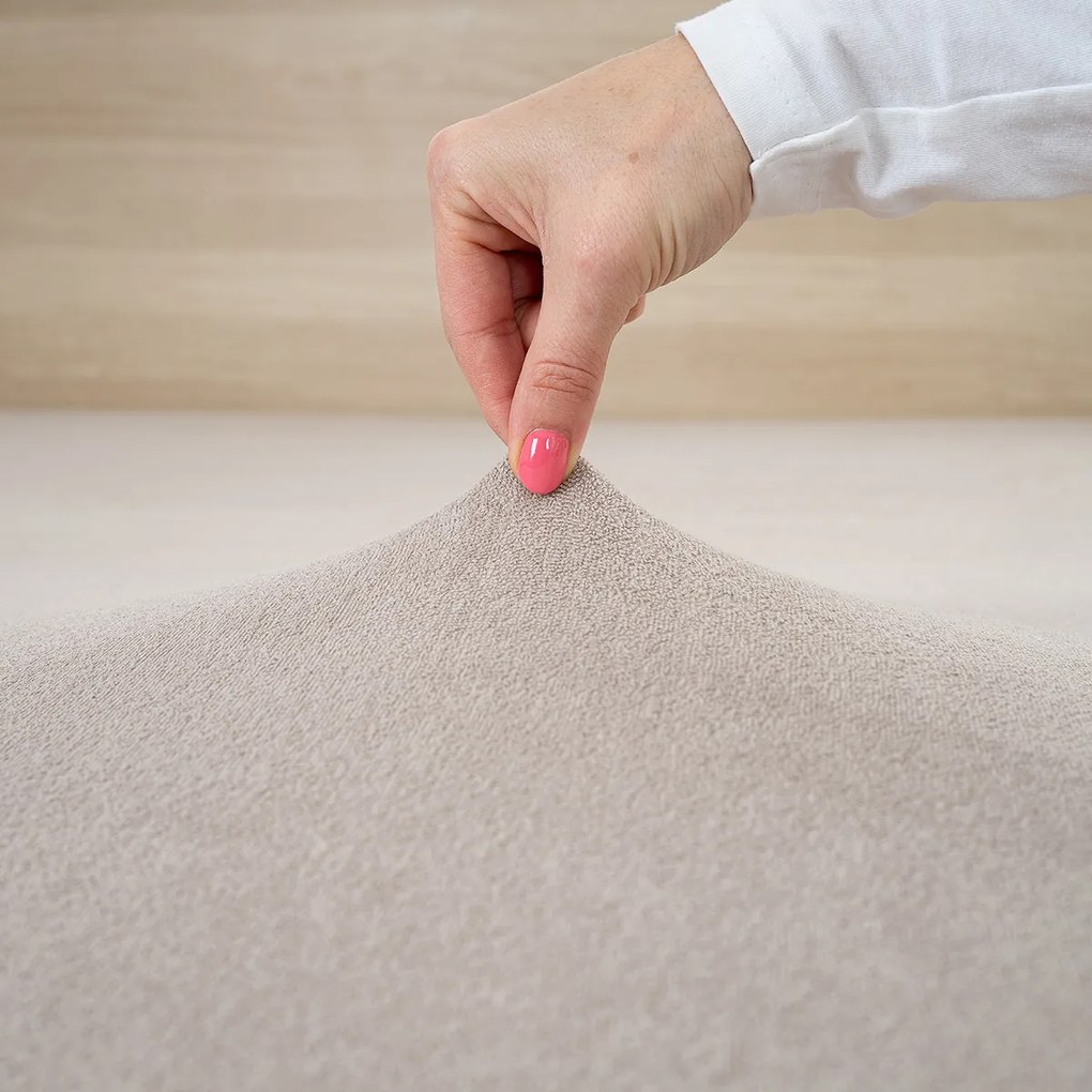 Cearșaf de pat 4Home, din frotir, gri, 160 x 200 cm, 160 x 200 cm