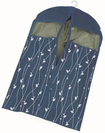 Husă protecție pentru haine Cosatto Leaves, lungime 100 cm, albastru