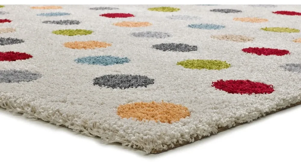 Covor crem 57x110 cm Norge Dots – Universal