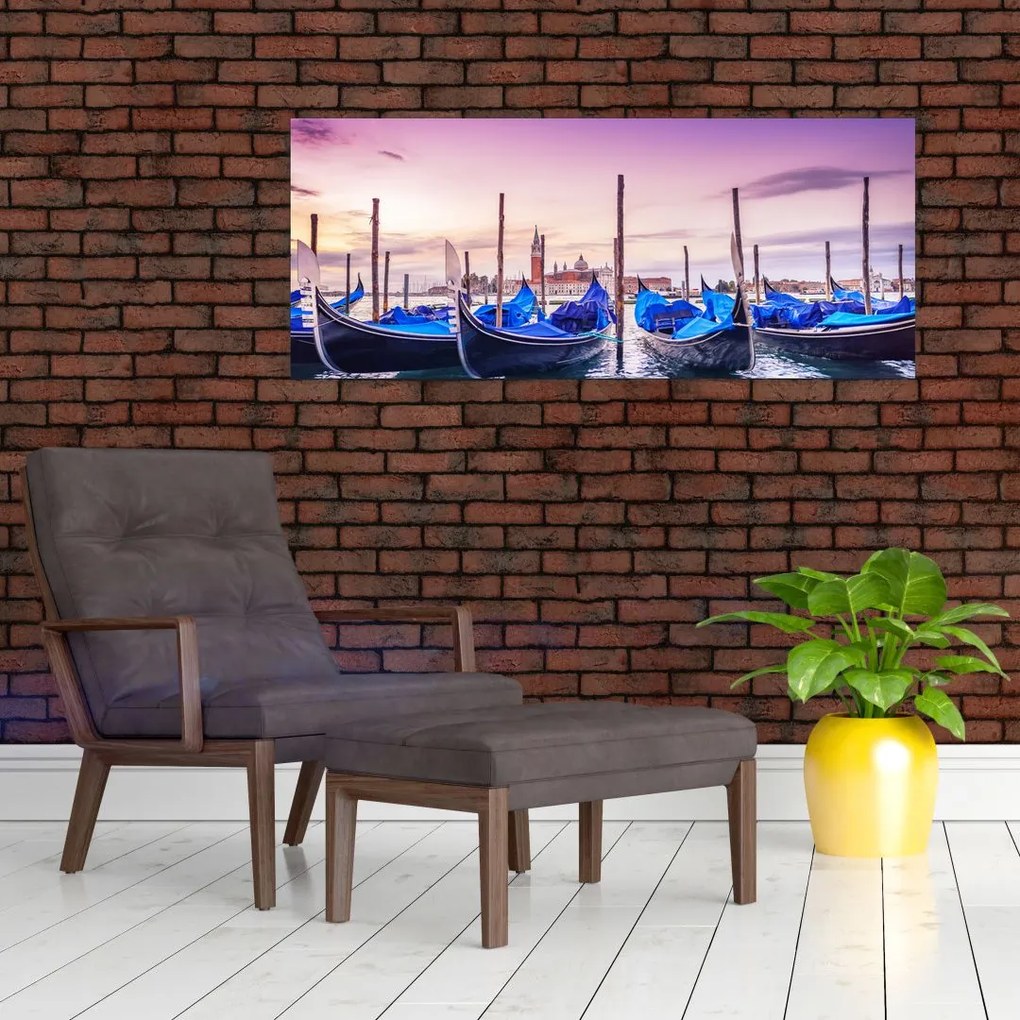 Tablou - Zorii în Veneția (120x50 cm)