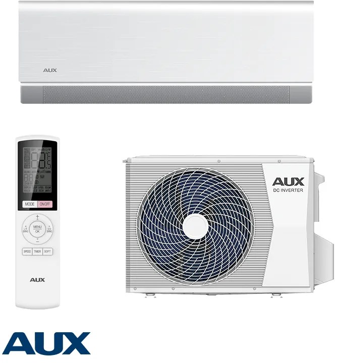 Aparat de aer conditionat inverter AUX C Comfort ASW-H09B7A4/CAR3DI-D0, 9 000BTU, 21 m², A+++ / A++, R-32, Alb