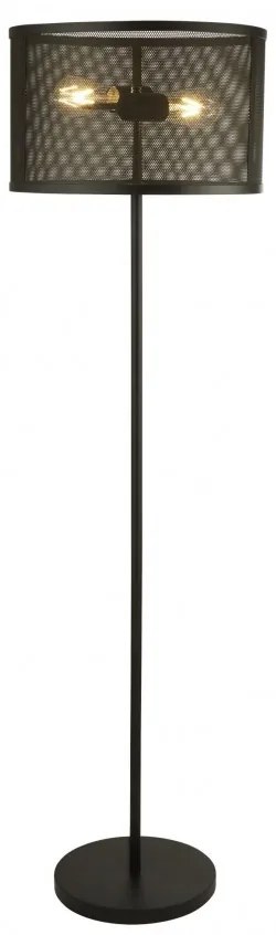 Lampadar / Lampa de podea design industrial Fishnet negru EU2832-2BK SRT