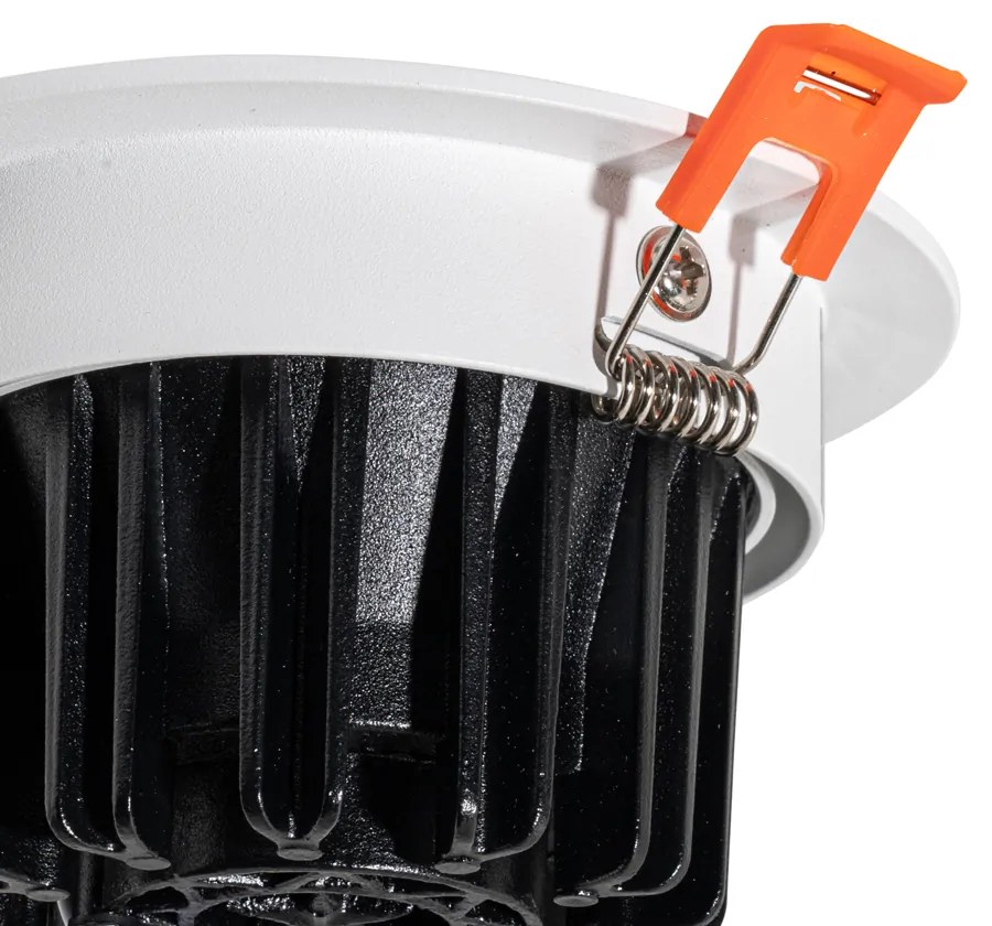 Spot încastrat alb 9,5 cm incl. LED 1015 lm Dimmable IP23 - Gaius