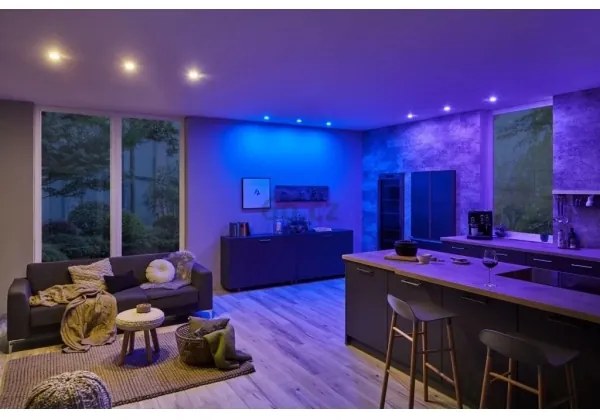 SET 3x corp de iluminat încastrat dimabil pentru baie Paulmann 93940 LED RGBW/2W IP23 230V