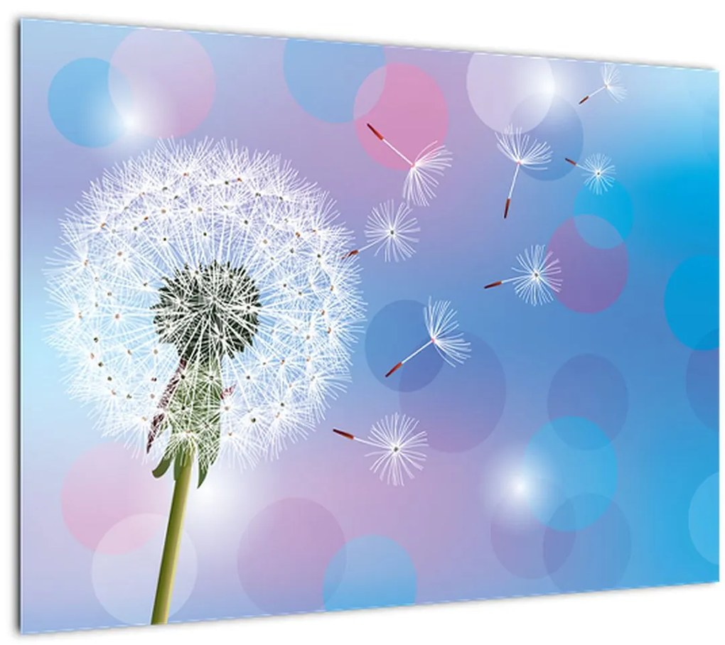 Tablou - Păpădie în vânt (70x50 cm)