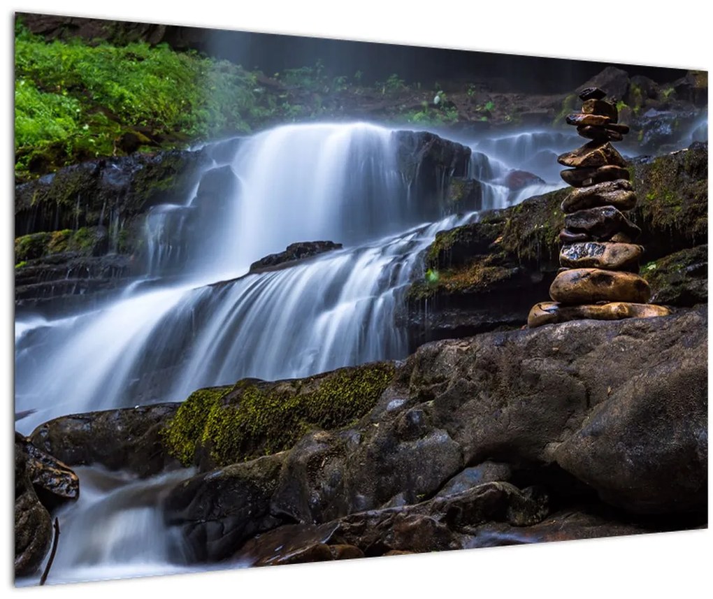 Tablou - Cascadă (90x60 cm)