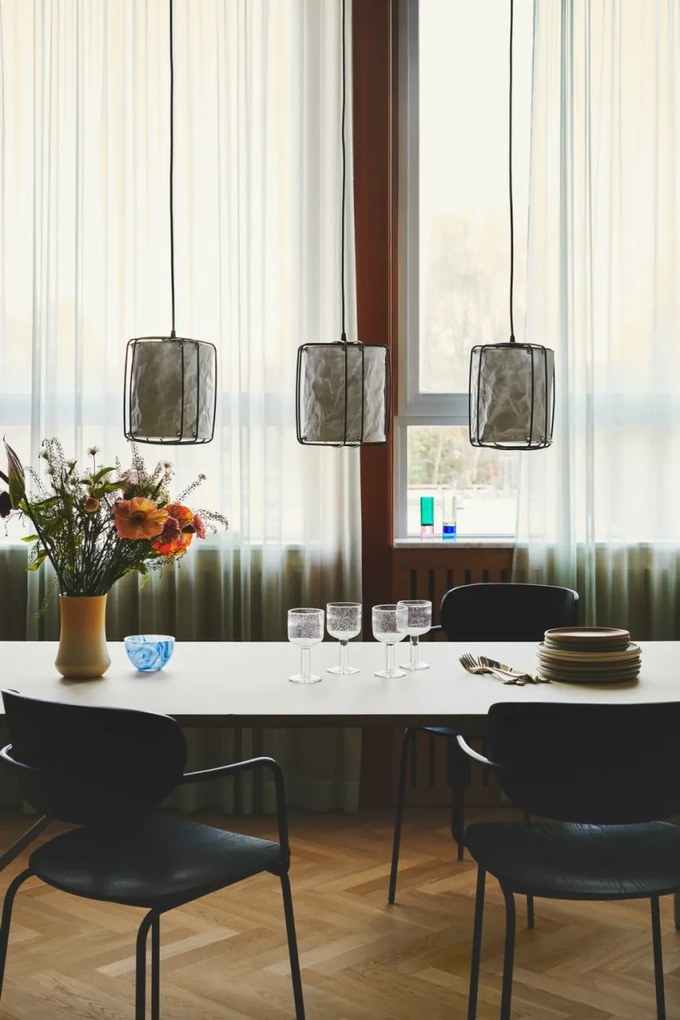 Lustra cu 3 pendule stil modern Japandi Cardine