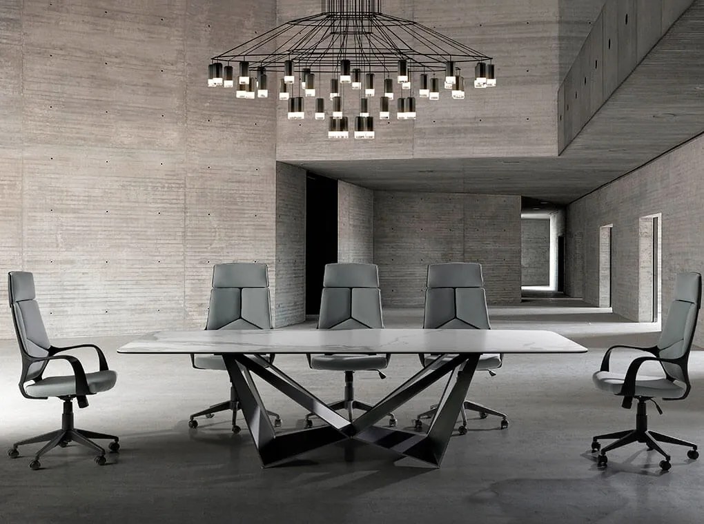 Scaun de birou elegant Gray AC 4076-MLM611411