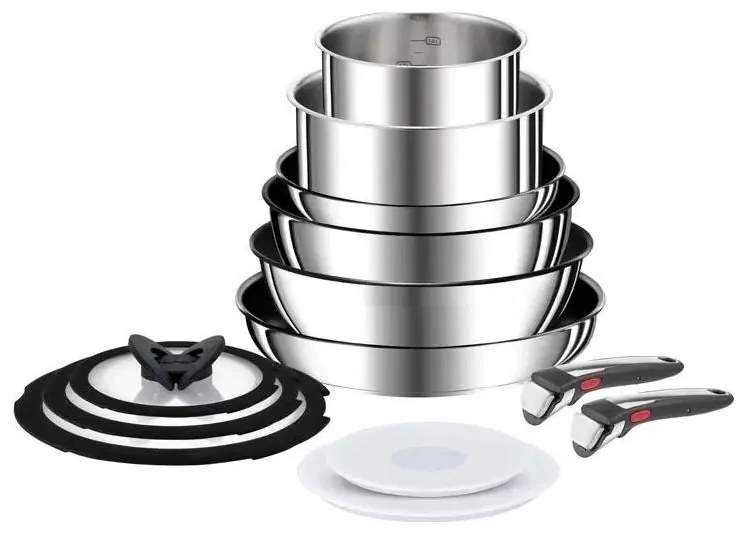 Set de vase de gătit Tefal 13 buc. INGENIO PREFERENCE ON oțel inoxidabil