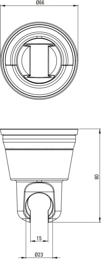 Suport dus manual Deante Easy-Fix negru
